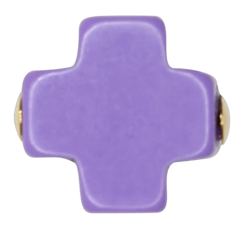 SIGNATURE CROSS BRACELET- PURPLE