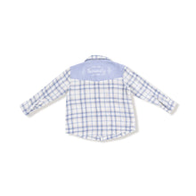 Load image into Gallery viewer, BLUE PLAID LS