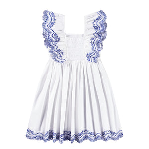 CLEMENTINE DRESS- CRISP WHITE