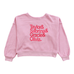 FAVES SWEATER - LT PINK