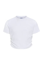Load image into Gallery viewer, WILLA SCRUNCH TOP- WHITE