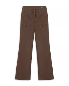 COATED FLARE 5 POCKET PANT