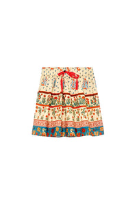 SHEPHERD SKIRT- FALL FLORAL