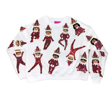 Load image into Gallery viewer, ELF ON THE SHELF SWEATSHIRT