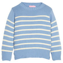 Load image into Gallery viewer, STRIPED SWEATER- BLUE