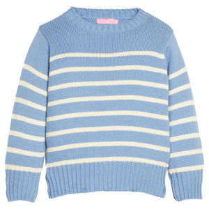 STRIPED SWEATER- BLUE