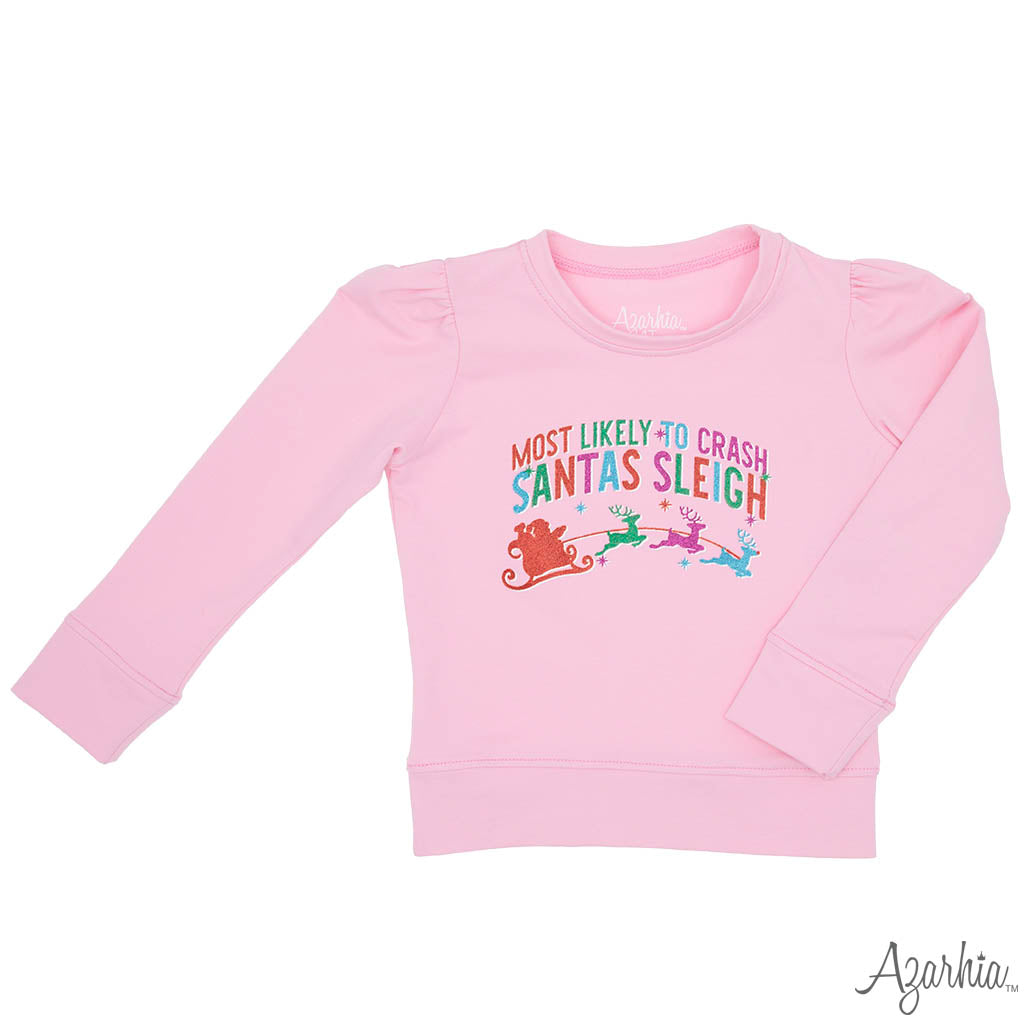 SHIMMER SANTA'S SLEIGH SWEATSHIRT