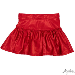 SHIMMER SKORT- RED