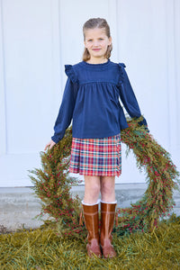 FRINGE SKIRT- MIDDLEBURG PLAID