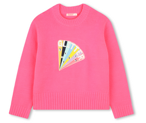 PINK GLITTER SWEATER