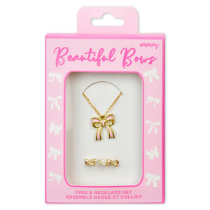 BEAUTIFUL BOWS RING & NECKLACE
