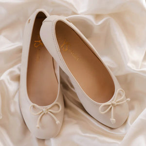 SADIE BALLET FLAT- BONE