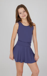 CROSSOVER RUFFLE SET- SKIPPER BLUE