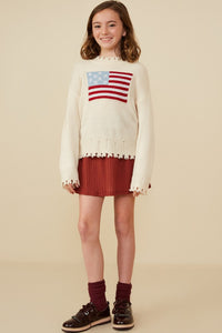 MISS AMERICANA SWEATER - CREAM