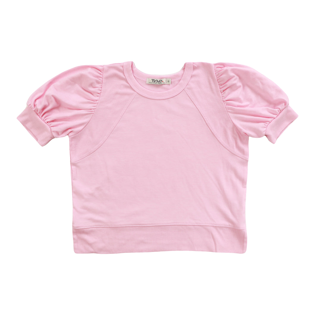 BABY PINK SLV TOP