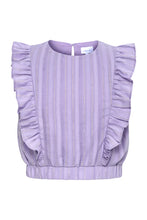 Load image into Gallery viewer, ROWAN TOP- PURPLE/GOLD