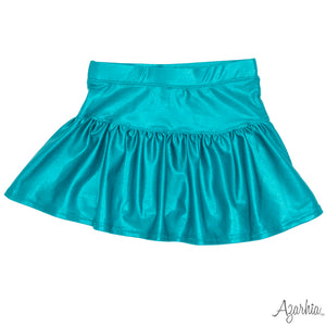 SHIMMER SKORT- TURQUOISE