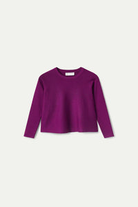 PLUM KNIT SWEATER