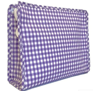 ROADIE MEDIUM- GINGHAM LILAC