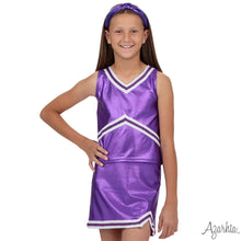 Load image into Gallery viewer, SHIMMER CHEER SUIT- PURPLE