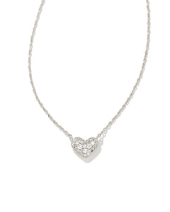 ARI PAVE NECKLACE- SILVER