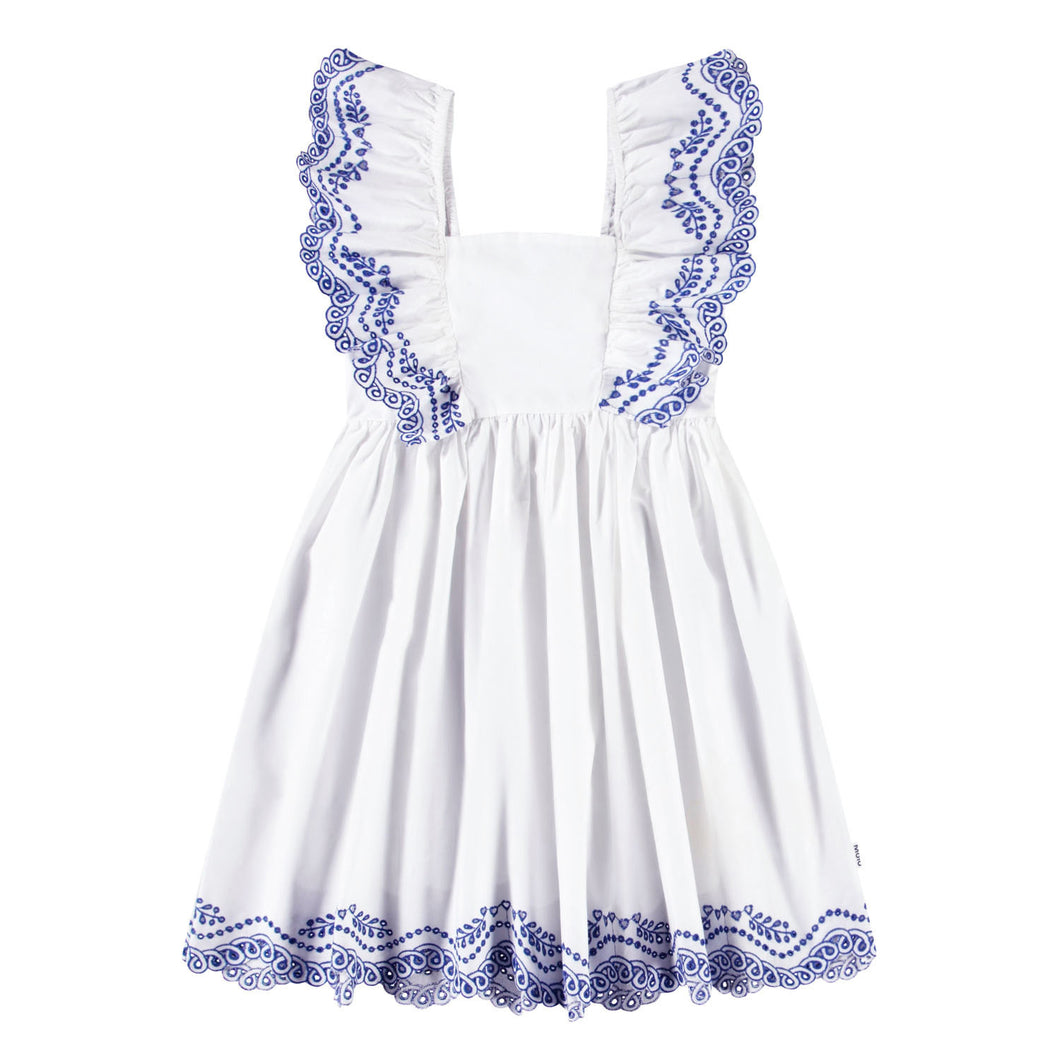 CLEMENTINE DRESS- CRISP WHITE