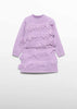 PURPLE FRINGE SKIRT SET