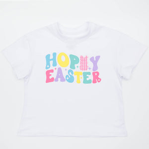 HOPPY EASTER BOXY TEE