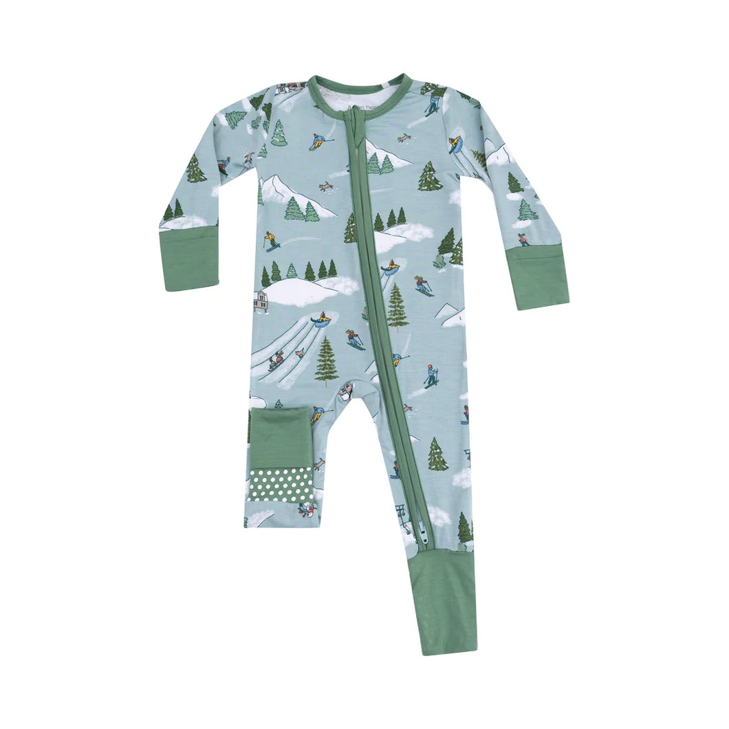 WINTER SKIERS ROMPER