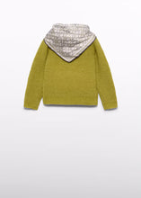 Load image into Gallery viewer, SCARF DETAIL SWEATER- PISTACHIO