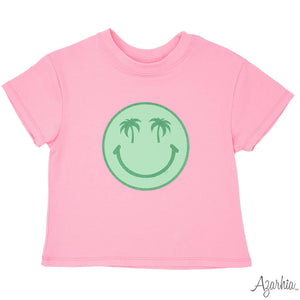 PALM SMILEY BOXY TEE