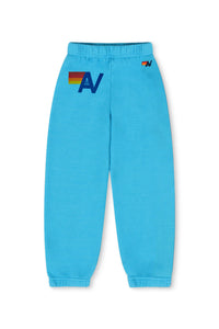 LOGO SWEATPANTS - NEON BLUE