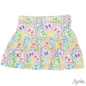 TENNIS SKORT- SPLATTER SMILEY