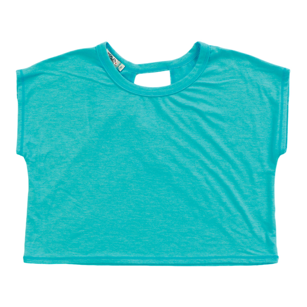 TIME TEE- TURQUOISE