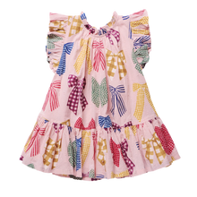 Load image into Gallery viewer, HARPER DRESS- PATTERNED BOWS