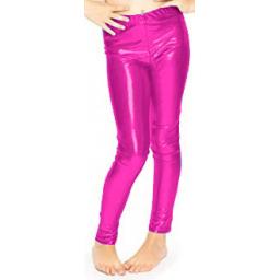 SHIMMER LEGGING- HOT PINK