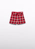 Plaid Shorts - Red