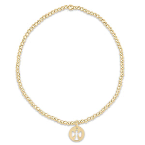 GOLD 2MM BRACELET- GUARDIAN ANGEL
