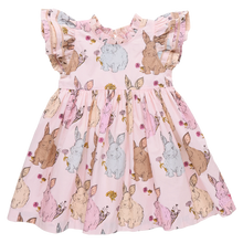Load image into Gallery viewer, JENNIFER DRESS- VINTAGE BUNNIES