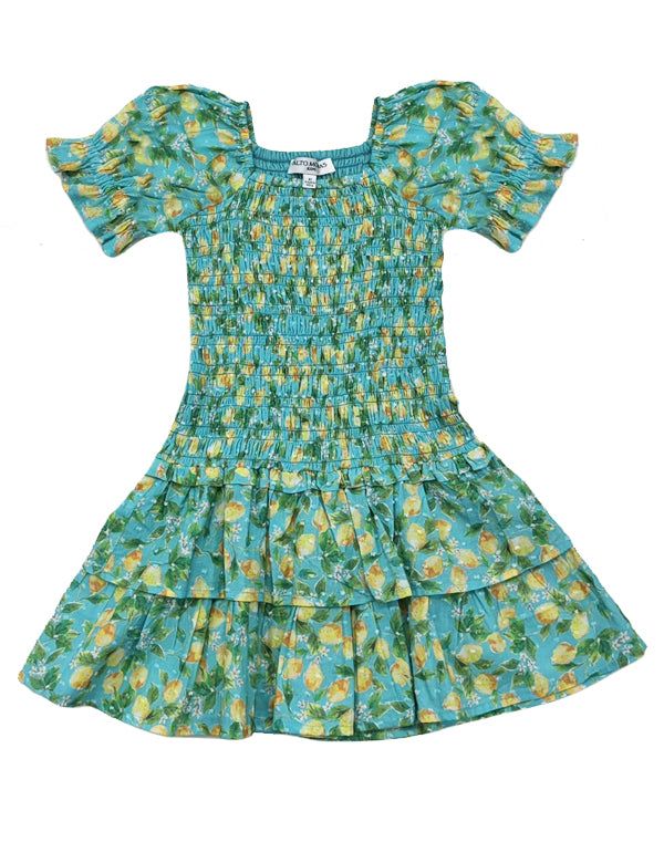 MIRRORBALL DRESS- LEMONS