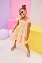 Load image into Gallery viewer, TWIRL DRESS- BUTTERCUP SEERSUCKER