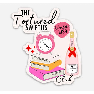 TORTURED SWIFTIES CLUB STICKER