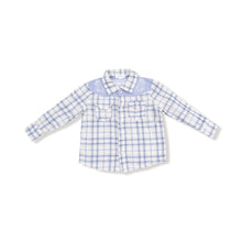 Load image into Gallery viewer, BLUE PLAID LS