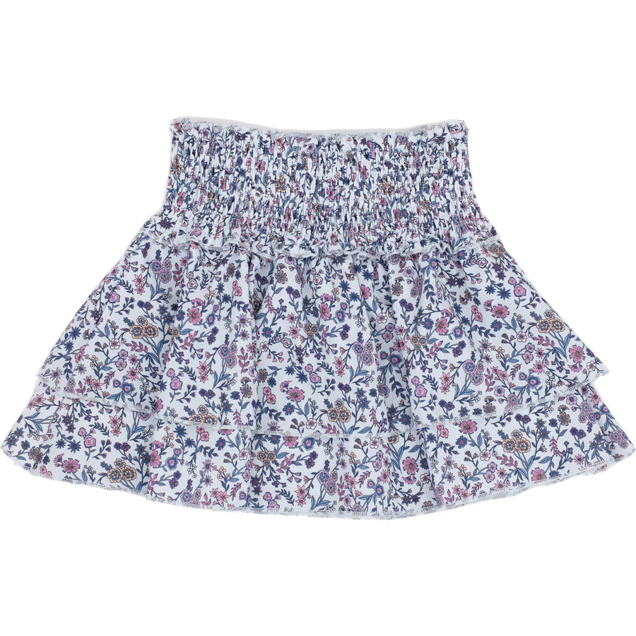 SCOTTIE SKIRT- PLUM FLORAL