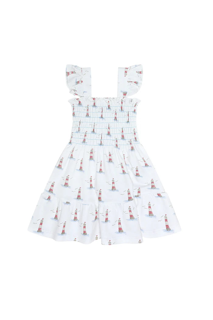 LIGHTHOUSE GATHERED DRESS