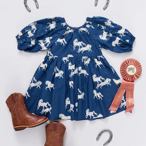 KATYA DRESS - WILD HORSES