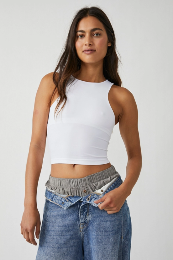 CLEAN LINES CAMI - WHITE