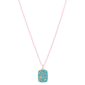 GOLD STARS PENDANT NECKLACE