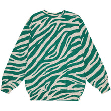 Load image into Gallery viewer, MONTI SWEATER- GREEN ZEBRA