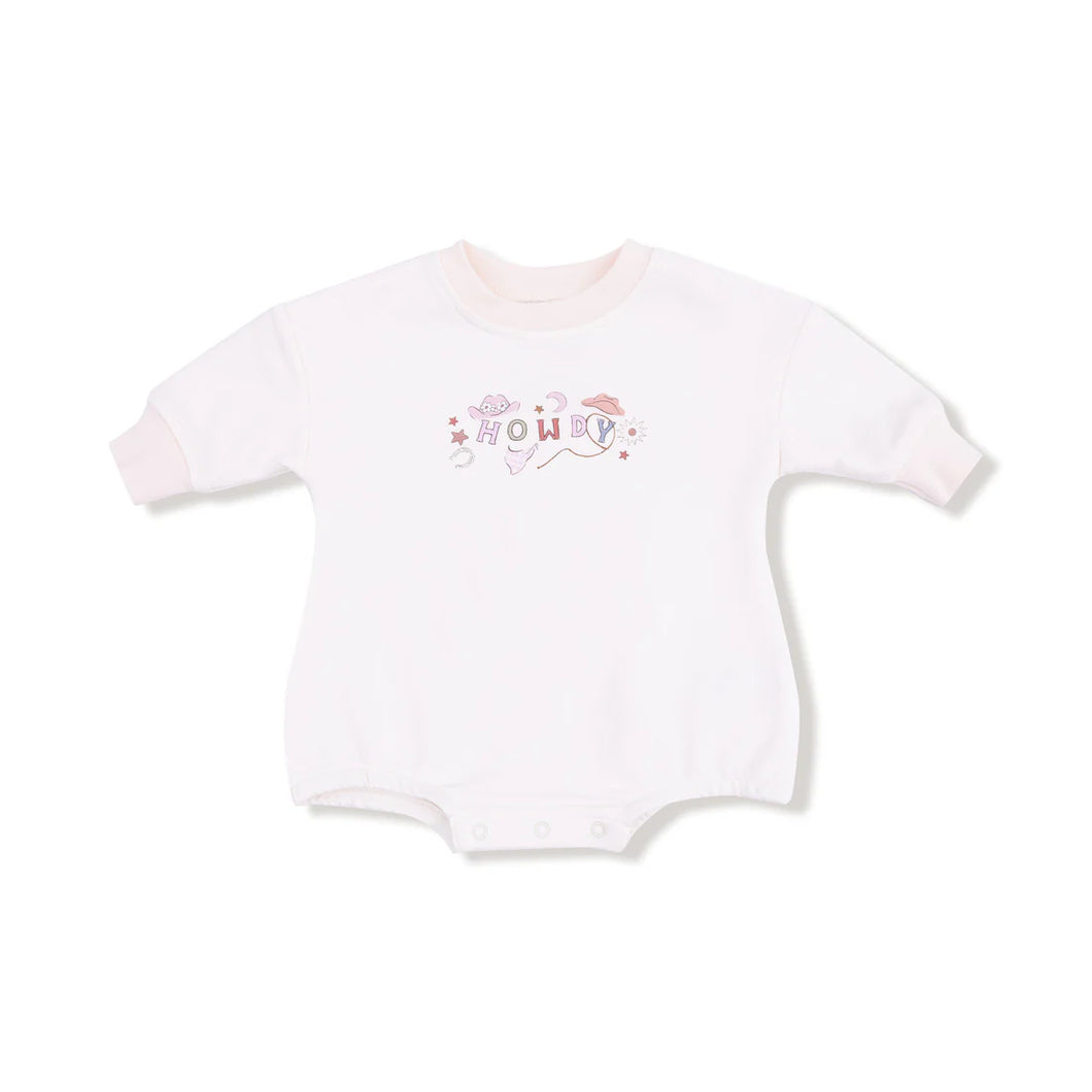 PINK HOWDY SWEATSHIRT BUBBLE